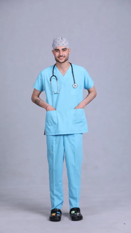 خرید اسکراب پزشکی آبی کمرنگ